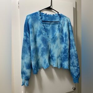 Tie-dye sweater